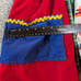Handmade Christmas Santa Skirt Plus Size Women's patchwork flannel corduroy