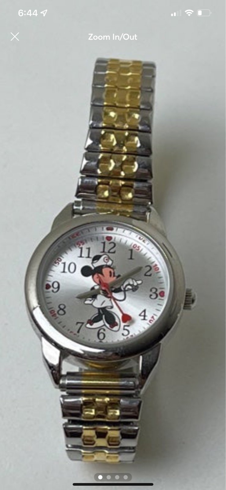 DISNEY NURSE MINNIE MOUSE WATCH