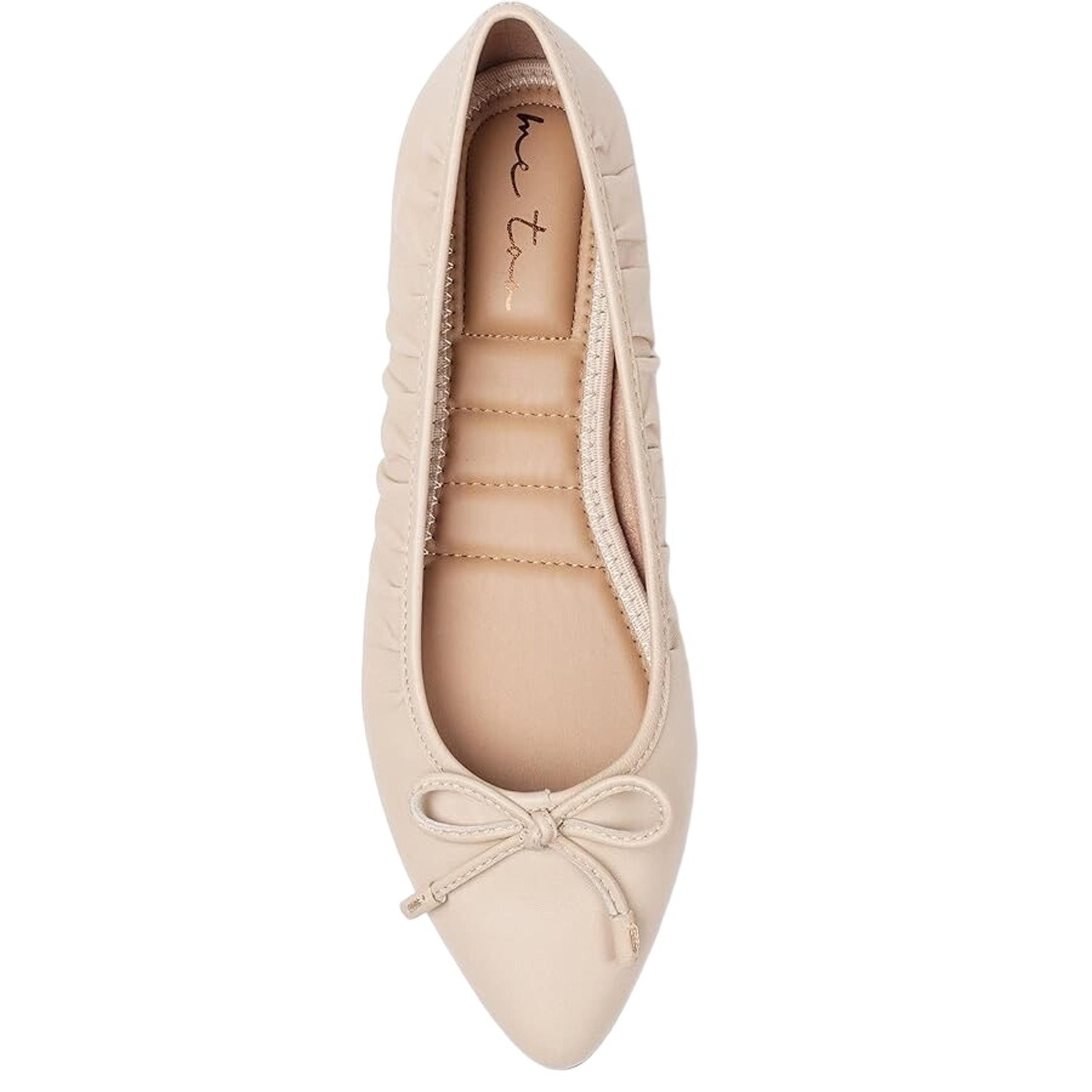 Me Too Alise Pointed Flat - Women's Size 9.5, Luxe Leather Comfort Shoes