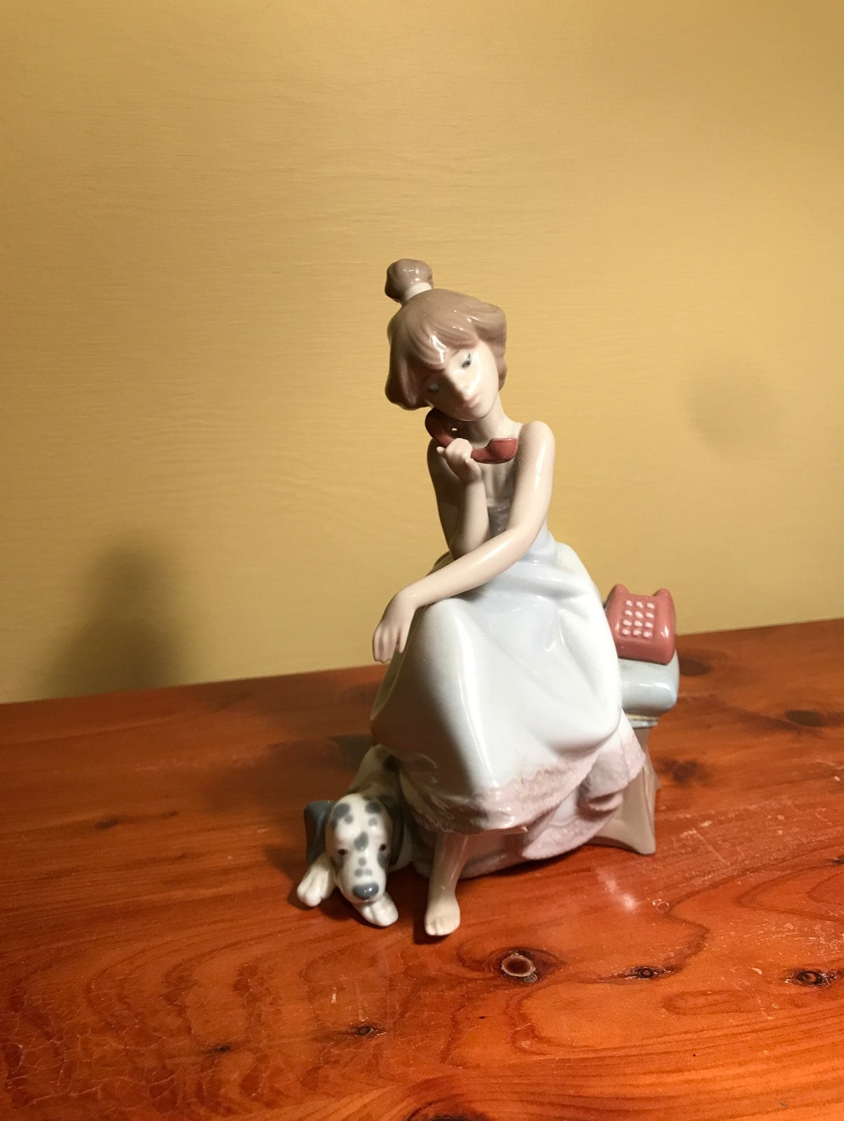 Vintage Lladro Chit-Chat Girl Figurine