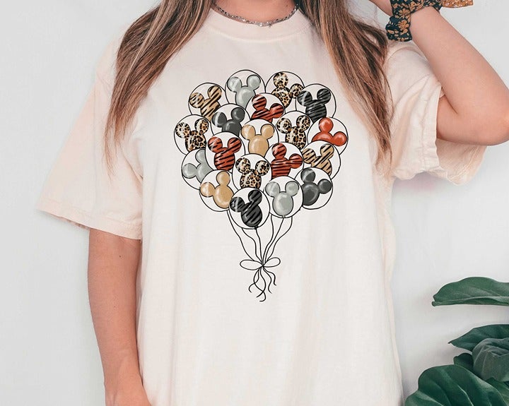 Disney Animal Kingdom Balloons Comfort Colorsr Shirt Colorful Disneyworld Shirt