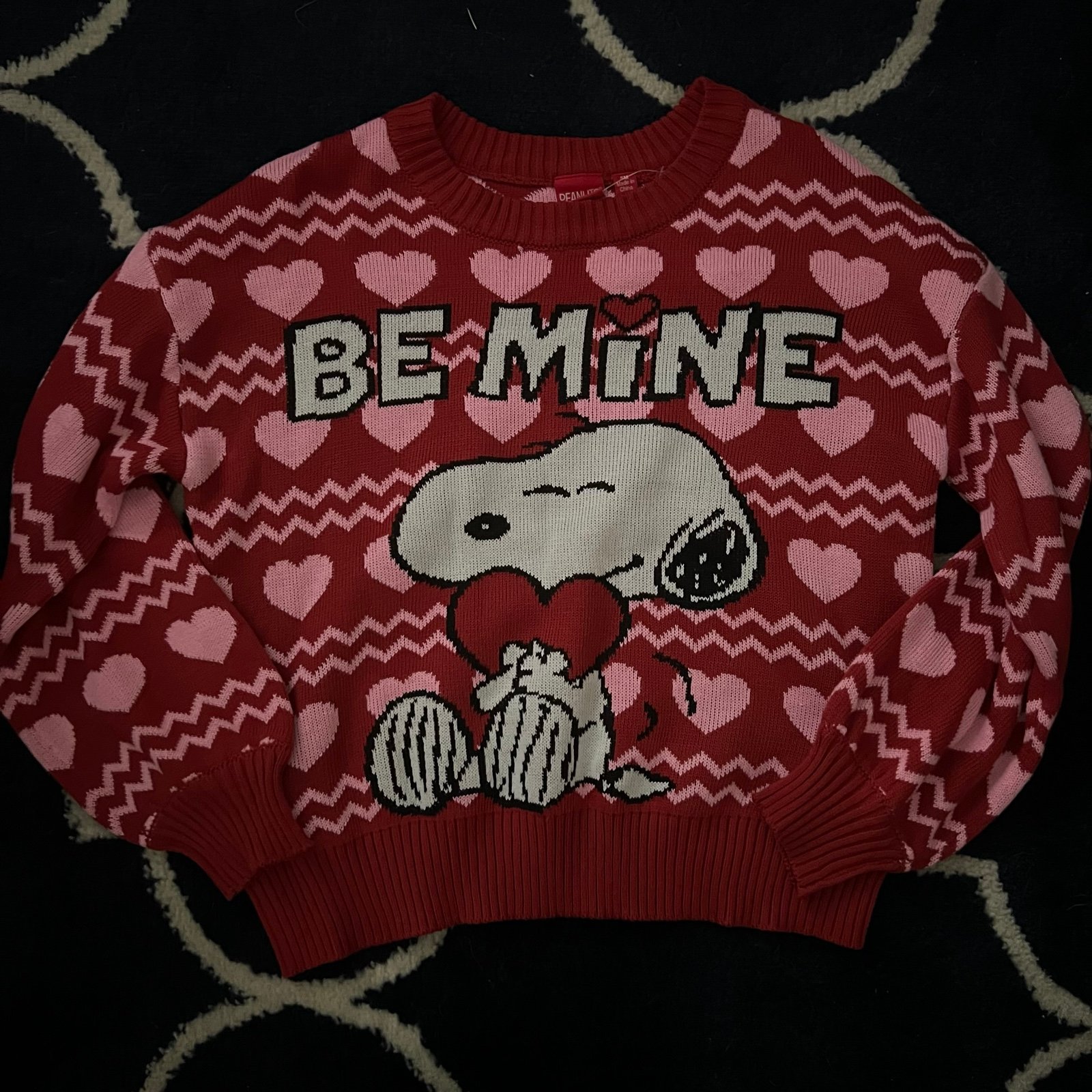 Valentines Day Peanuts Snoopy sweater