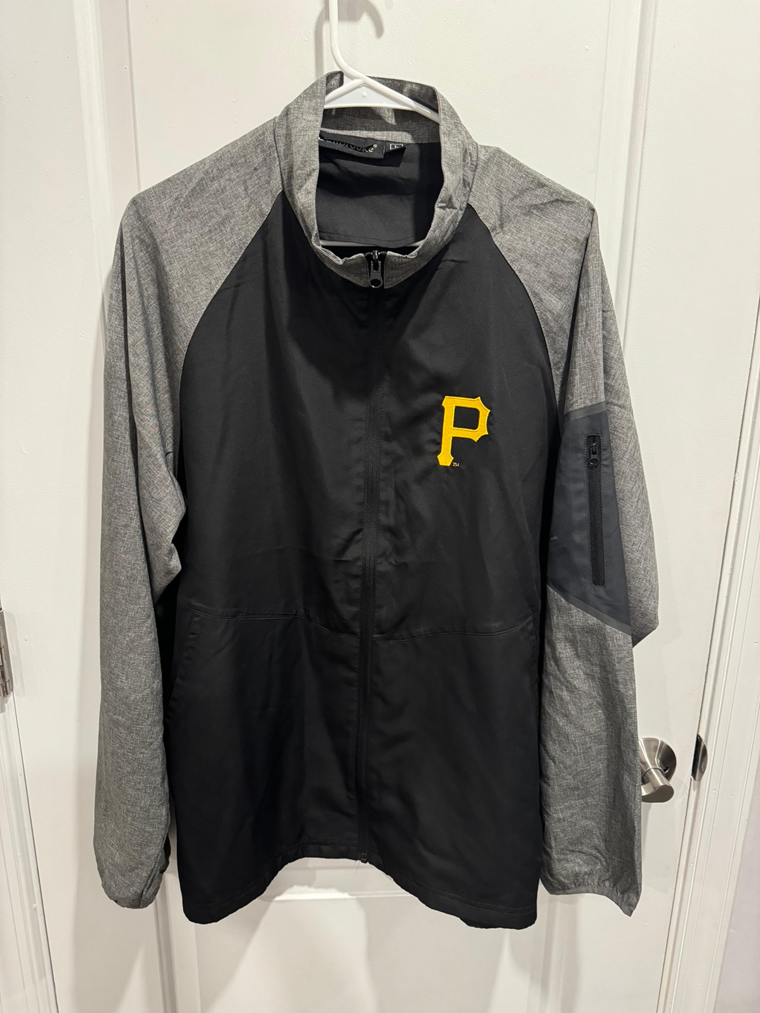 Pittsburgh Pirates Mens Pullover Windbreaker NEW Large