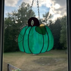 Stained Glass Pumpkin