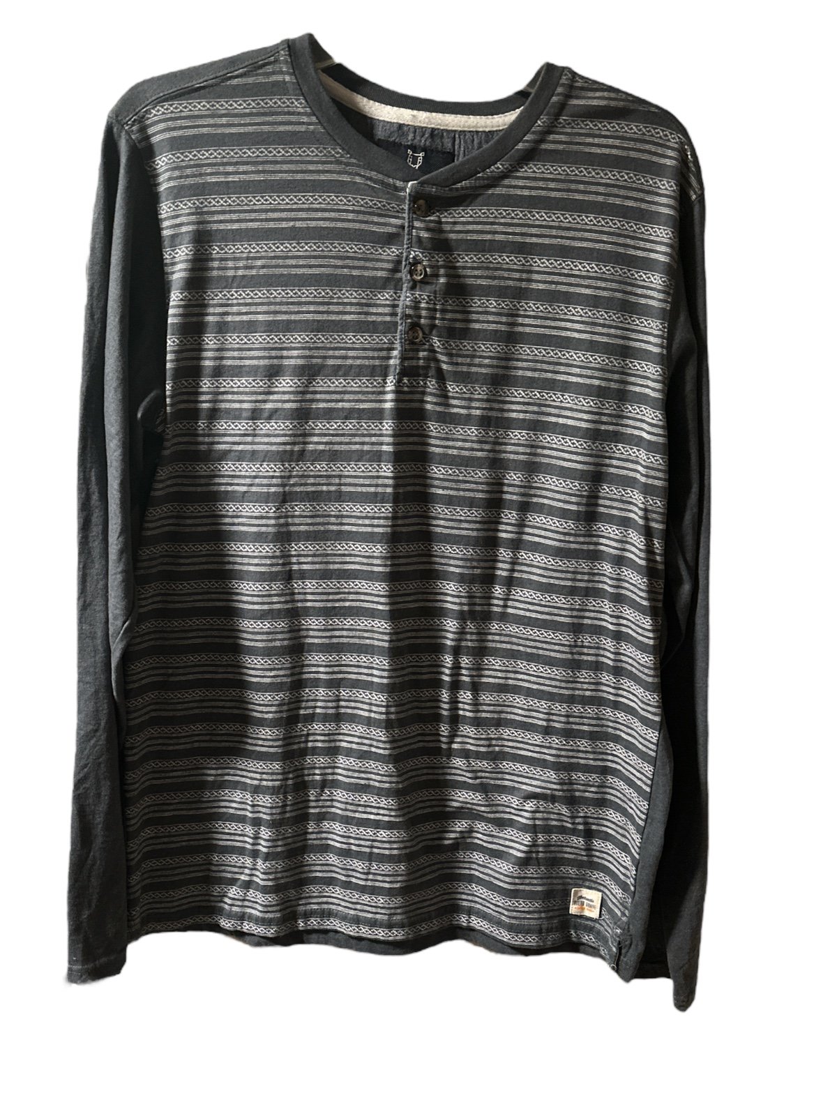 Men’s quilted giraffe long sleeve shirt size XL