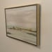 Hand Embellished Canvas Artwork Serene Landscape Champagne Wood Frame 350.00