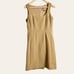Tory Burch Azalea Camel Tan Wool Sleeveless Sheath Dress Size 4