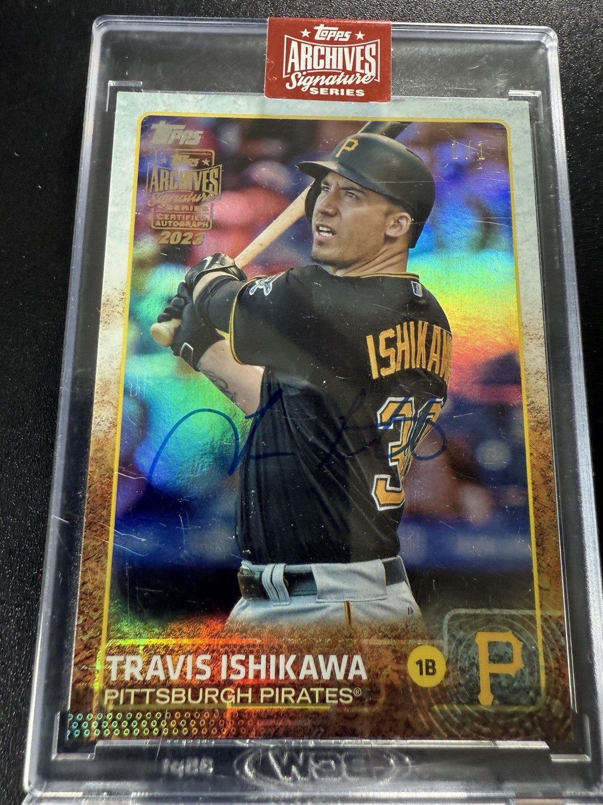 2015 Topps Update Refractor 1/1!! Travis Ishikawa #US12