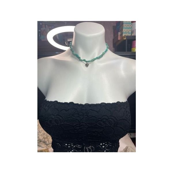 Beautiful sterling silver turquoise chunk stone choker