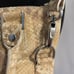 Maurizio Taiuti Leather Python Print Crossbody Bag with Adjustable Strap 14”x9”