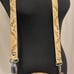 Maurizio Taiuti Leather Python Print Crossbody Bag with Adjustable Strap 14”x9”