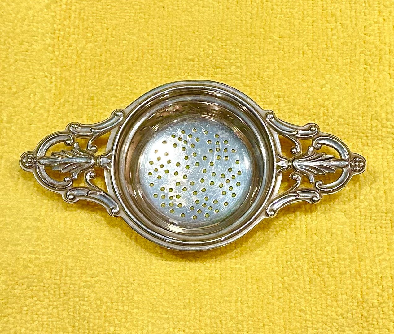 Antique Sterling Silver Loose Leaf Teas Strainer Tea and Company Accessory’s 42g