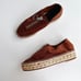 ✨ALEXANDER WANG Devon Front Zip Suede Espadrille Loafers Size 37