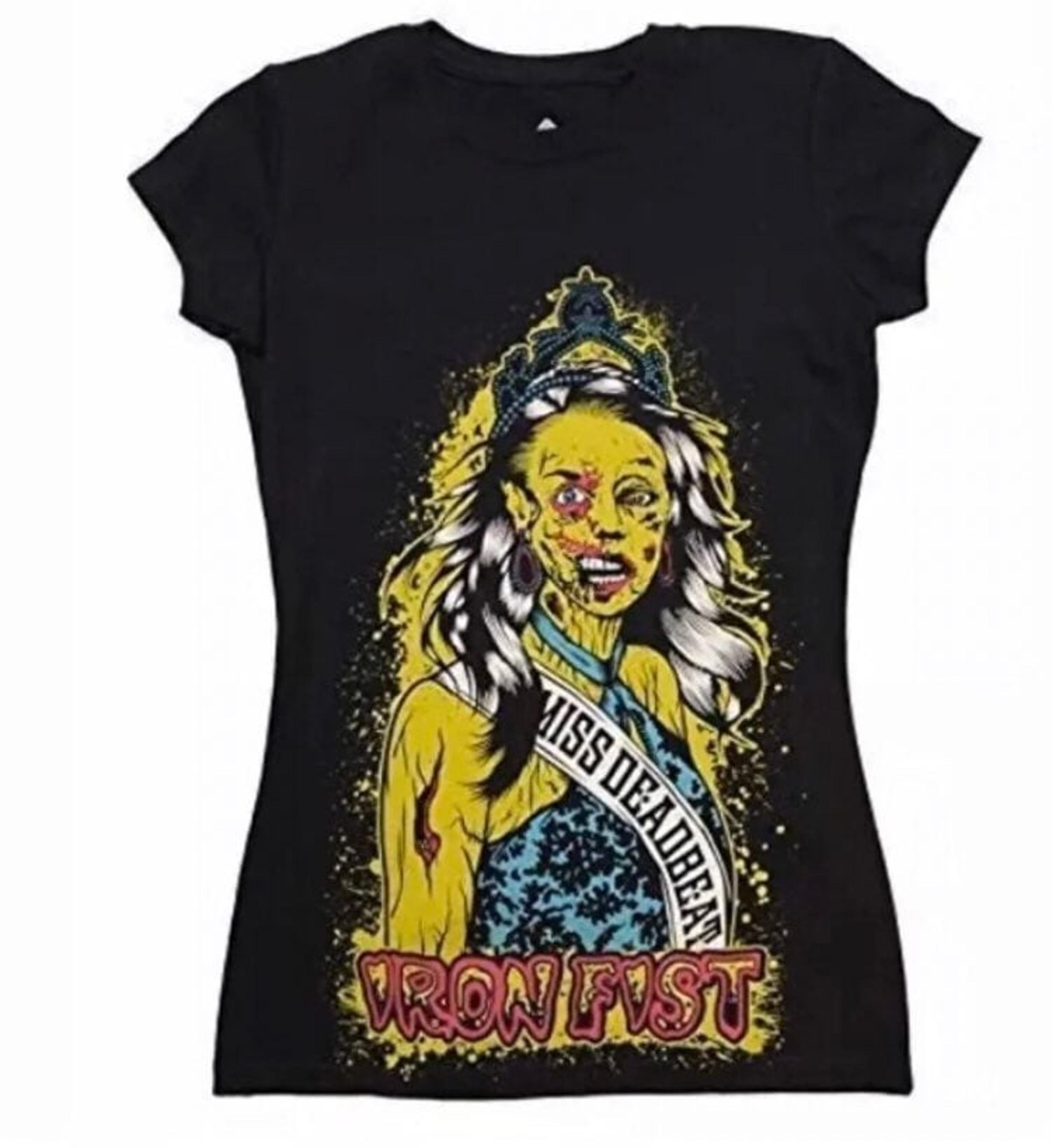 Iron Fist Miss Deadbeat Zombie Tee Shirt