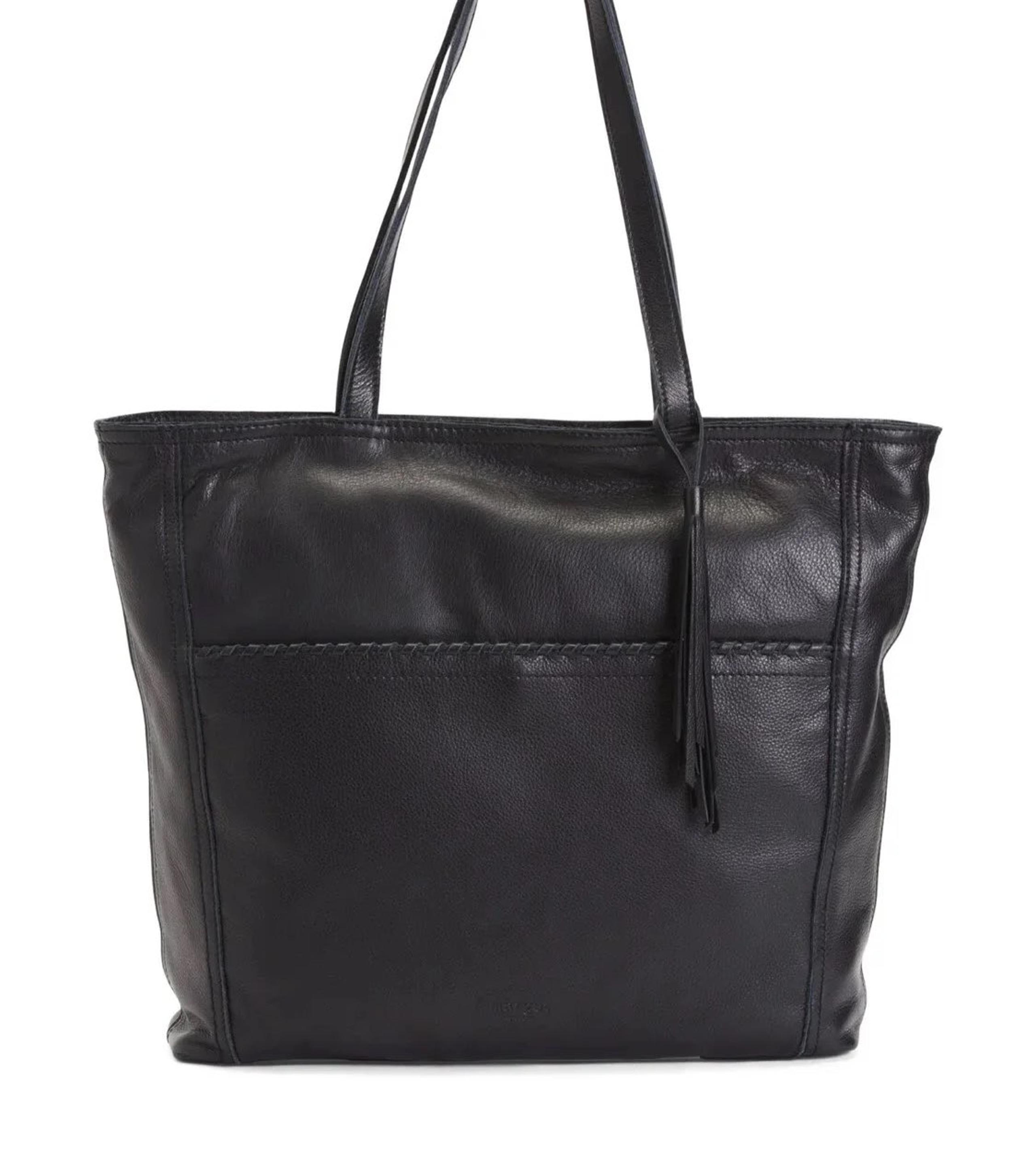 NWT Margot NY Black leather XL Tote bag