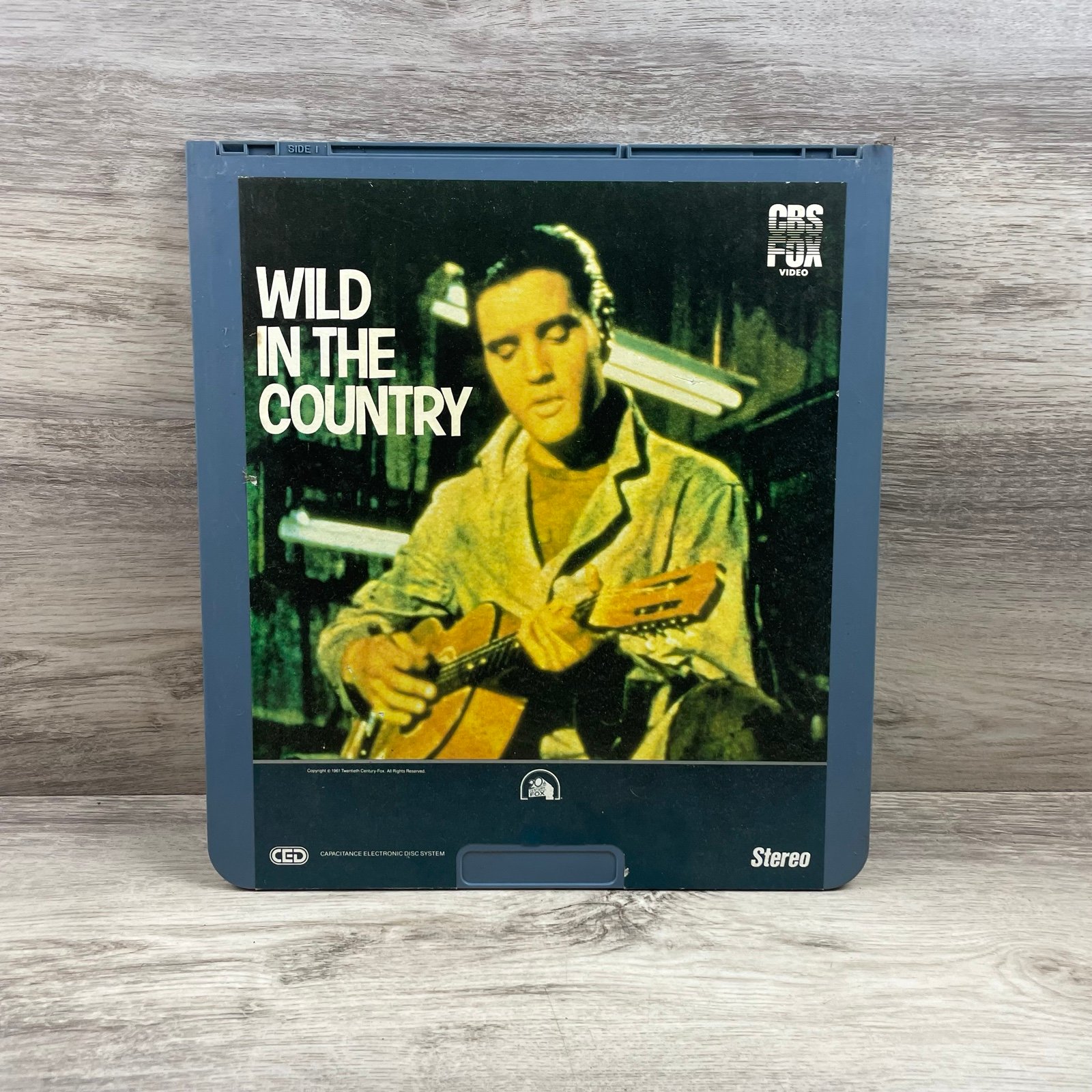1961 RCA CED SelectaVision VideoDiscs Movie WILD IN THE COUNTRY ELVIS PRESLEY