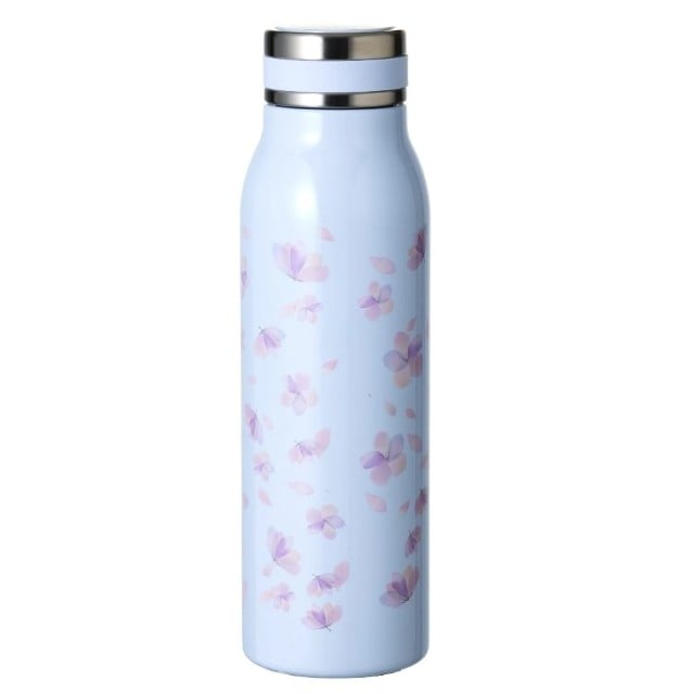 Starbucks Sakura 2025 stainless steel water bottle, part of the Japan-exclusive