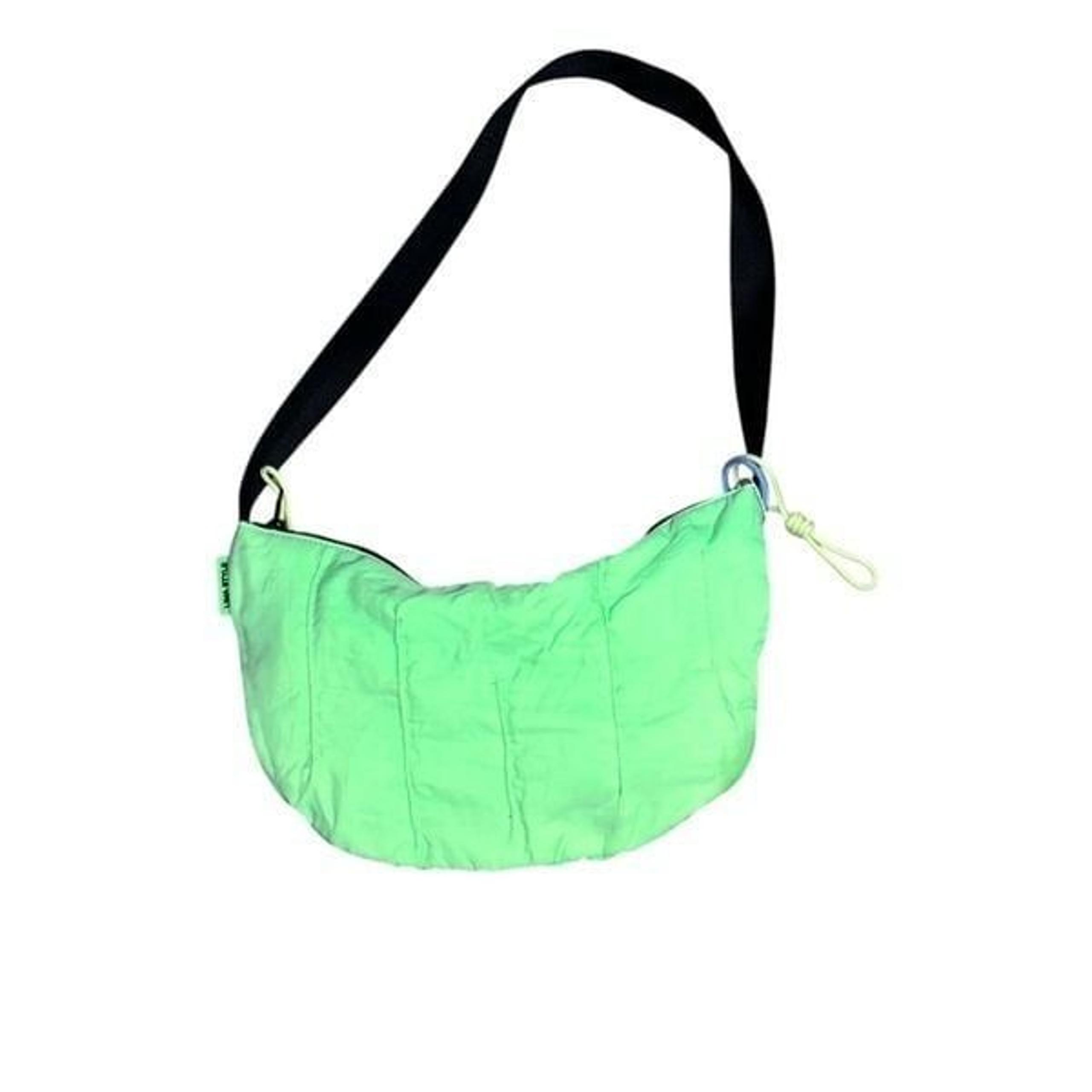 Nice women Zara Lima style nylon bag mint light green color. Purse