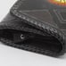 Native American Handmade Leather Clutch Wallet Purse Trifold Beaded