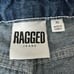 The Ragged Priest Jeans Cargo Super Sweeper Wide Leg Blue White Women's Size 30