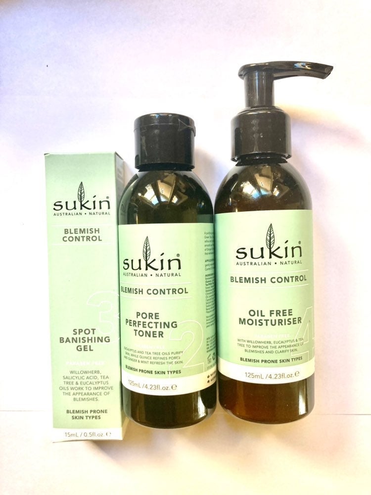 SUKIN Blemish control Skin Care bundle