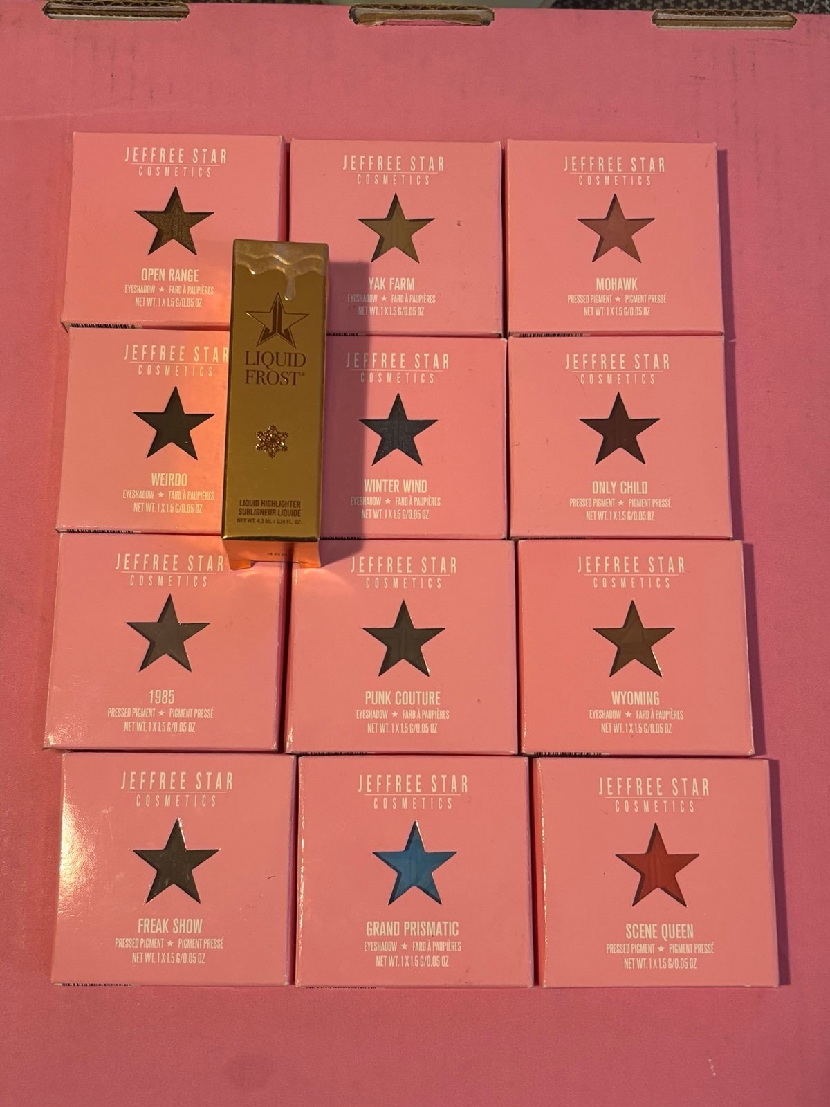 Jeffree star cosmetics bundle