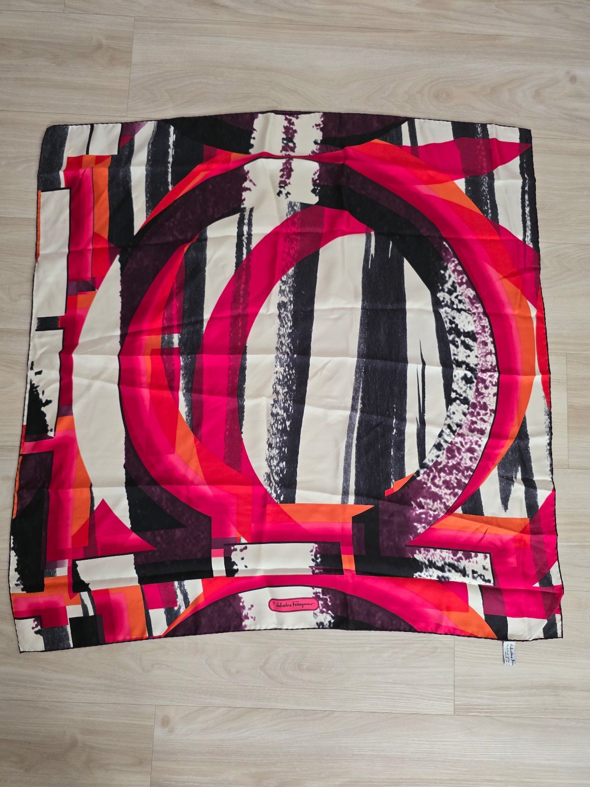 Authentic Ferragamo Silk Scarf
