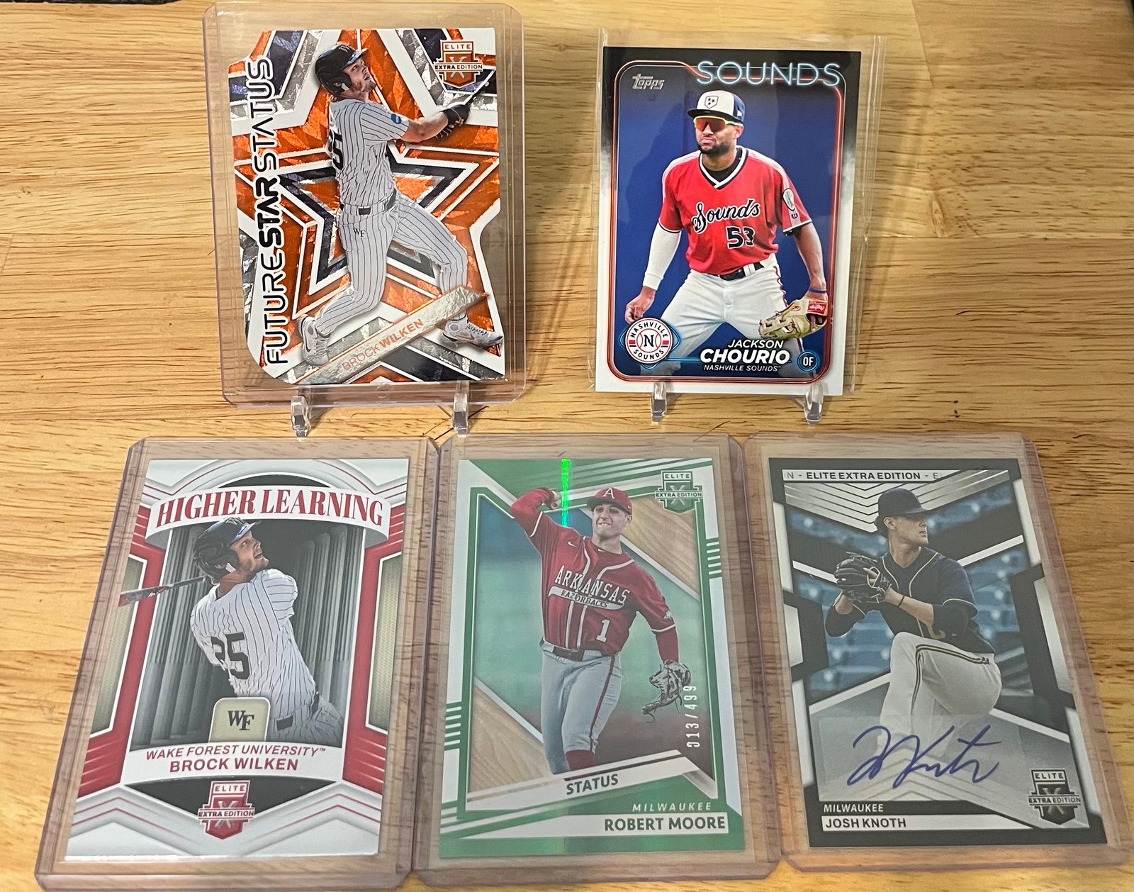 2023 Elite Extra Edition Brock Wilken Future Star Status The Cut 50/99 SP++