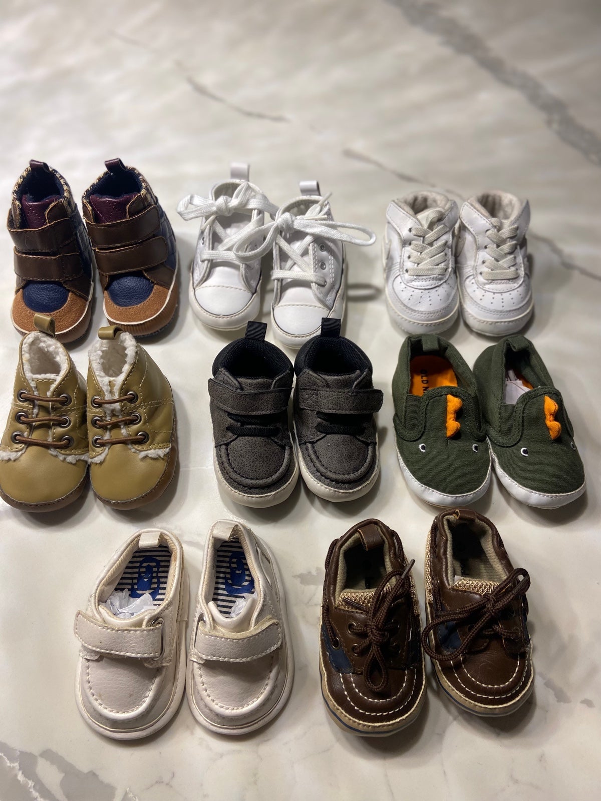 baby boy Nike shoes bundle