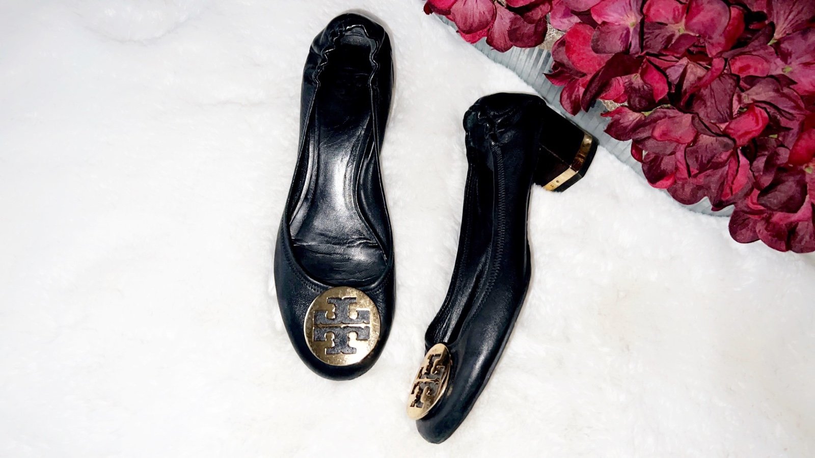 TORY BURCH Block Leather Heel