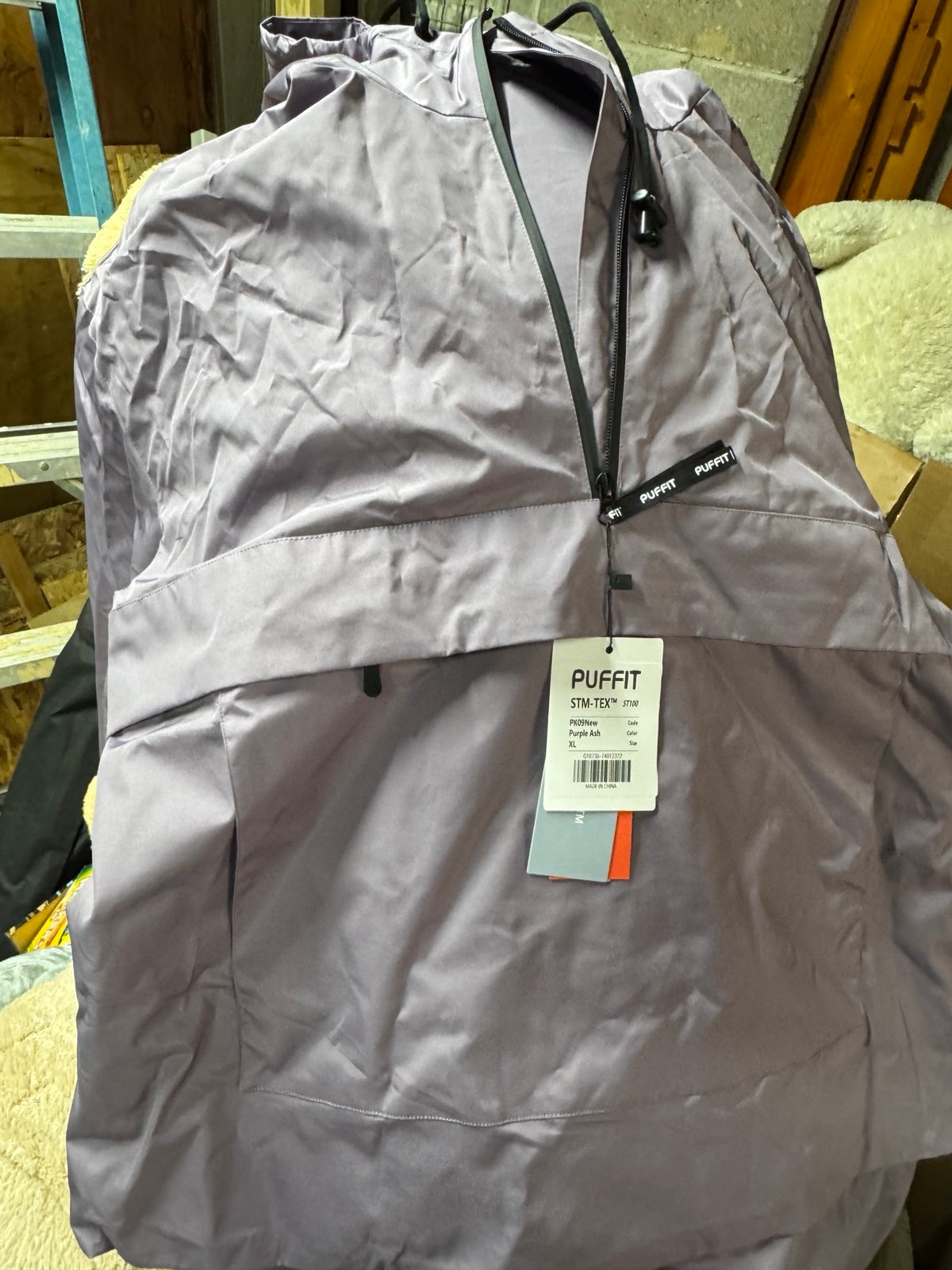 Xl purple ash Puffit jacket