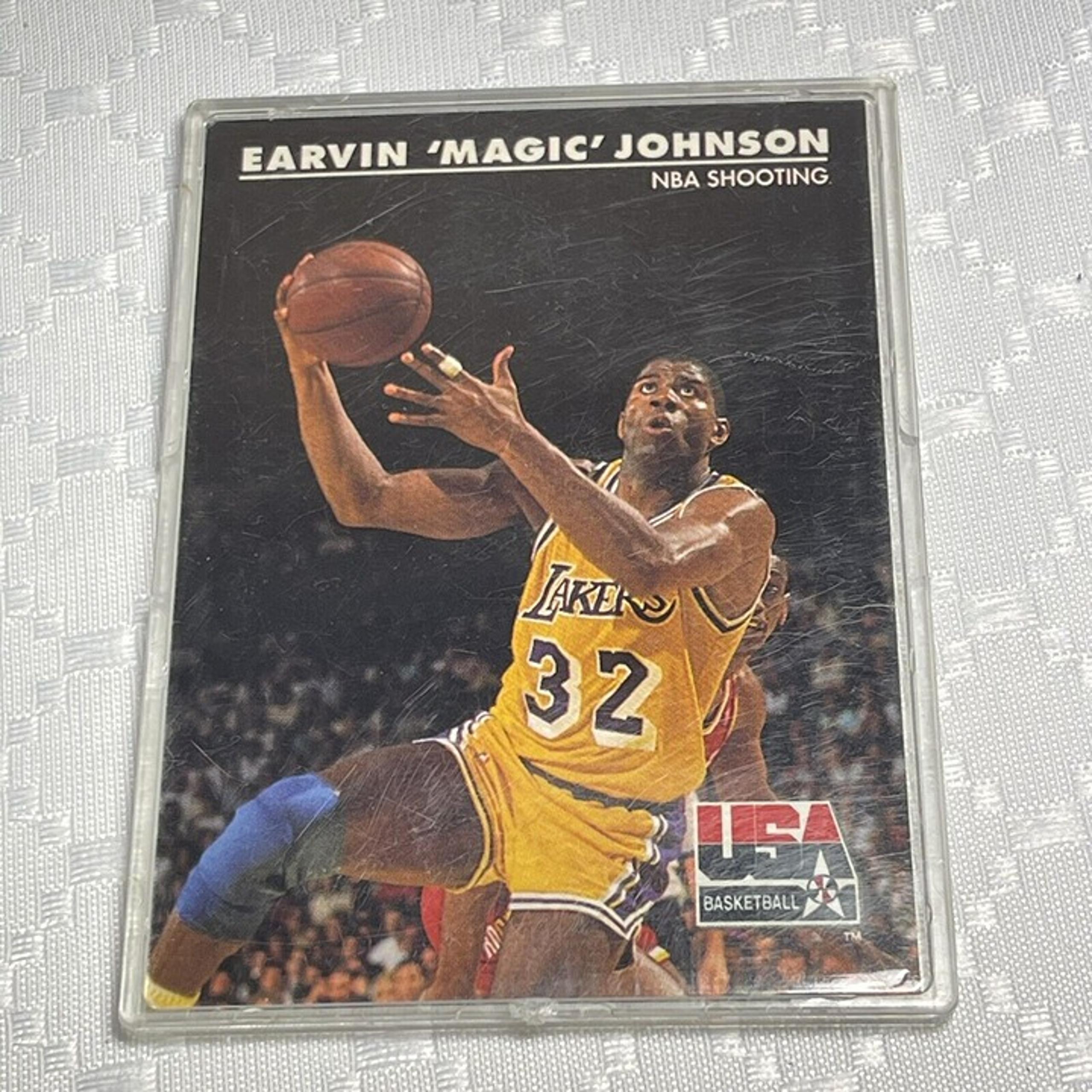 Vintage 1992 Earvin "Magic" Johnson Skybox USA Basketball Sports Trading Card 35