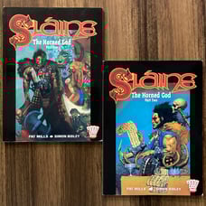 Slaine The Horned God Part 1 & 2 - Pat Mills & Simon Bisley (Titan / 2000 AD)