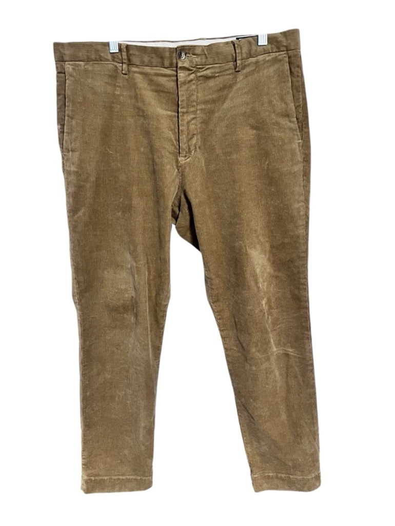 Polo Ralph Lauren Brown Corduroy Slim Fit Pants Size 35/30 Casual Preppy Men's