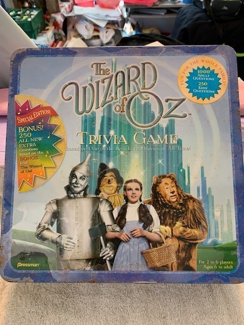 Wizard of Oz Trivia Board Game