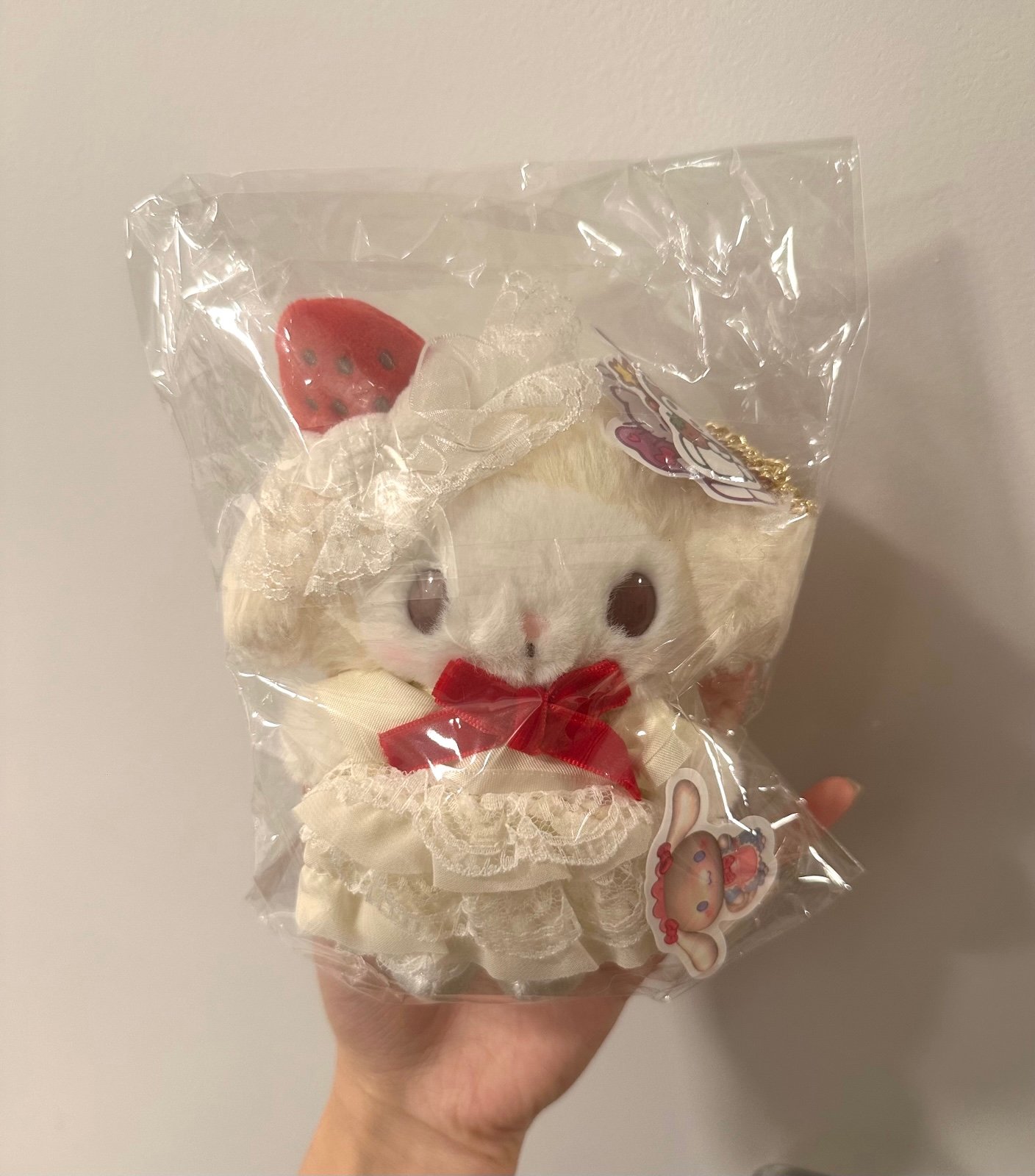 Sanrio My melody Plush sweet shortcake series bag charm
