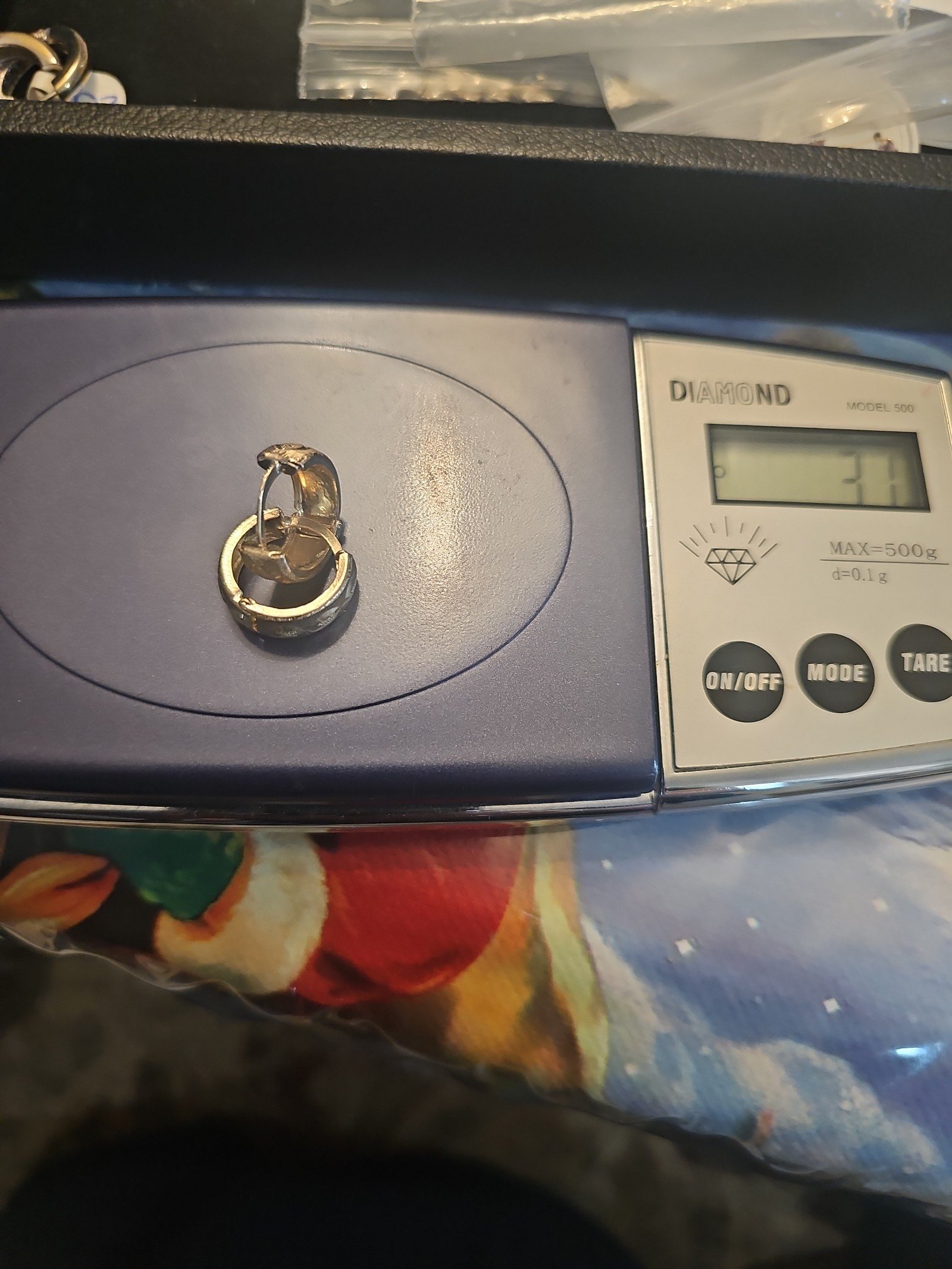 14kt gold earrings