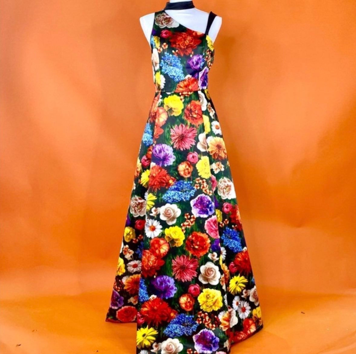 Alice & Olivia Floral Evening Dress