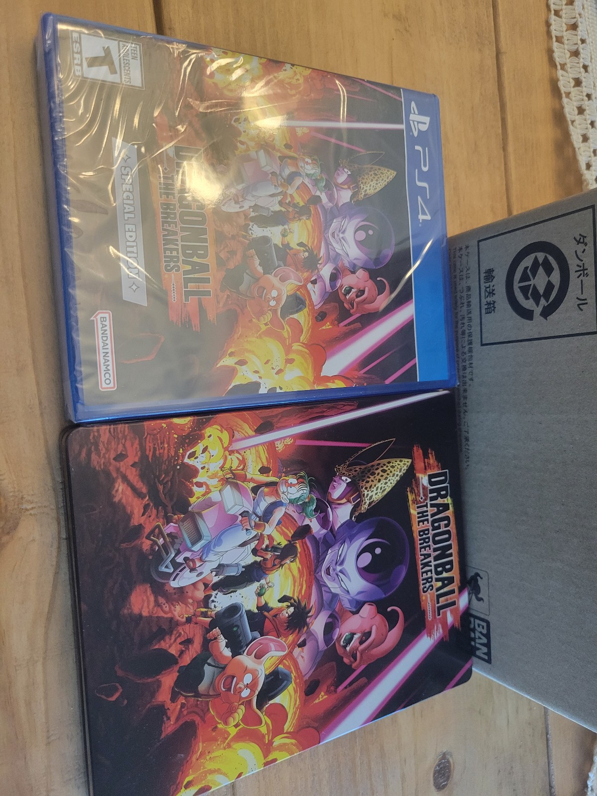 Dragonball The Breakers Special EdiTion With Steelbook & Cell Shell & DLC PS4