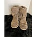 Koolaburra Brown Fringe Suede 9 Winter Women's Boots Uggs