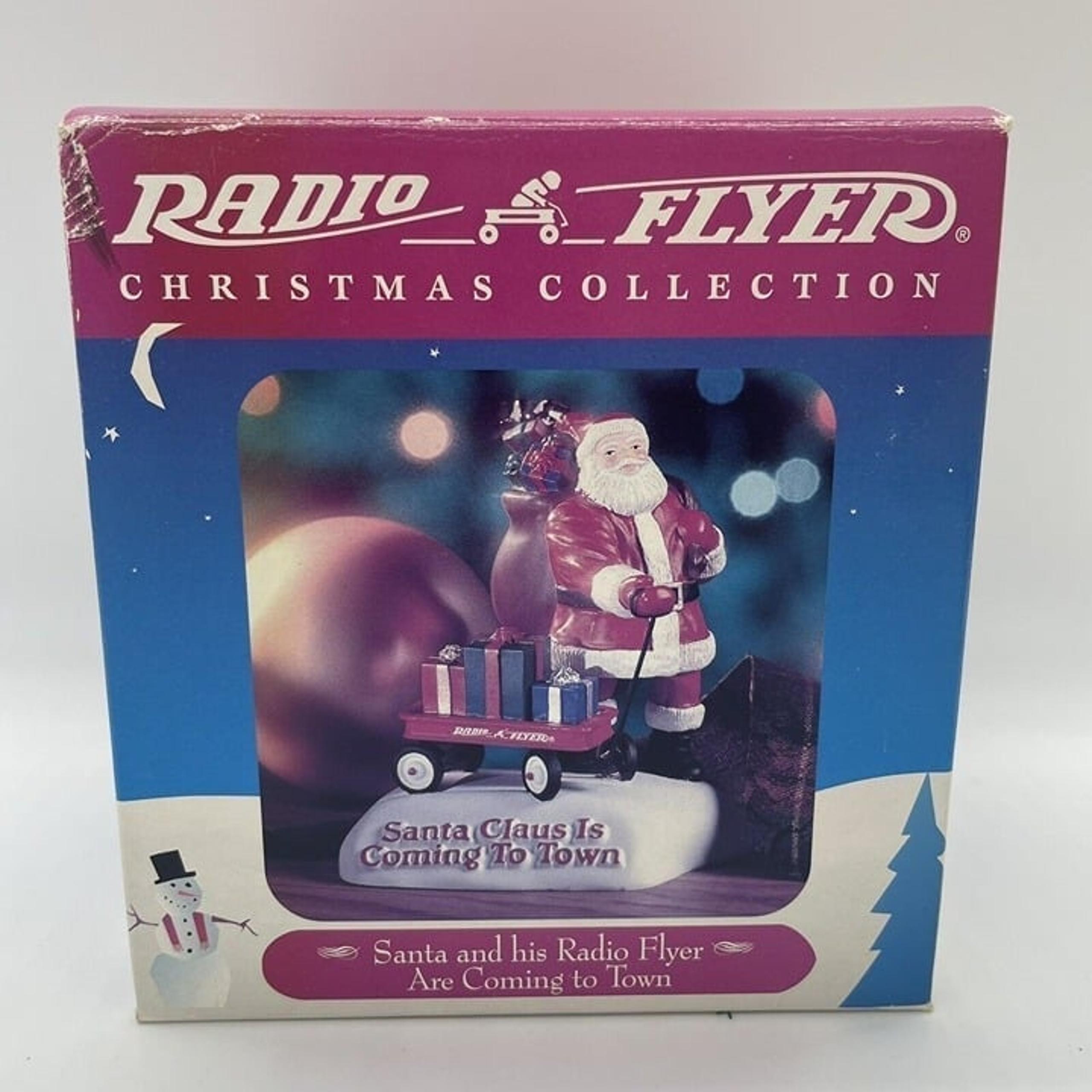 NEW 1999 Radio Flyer Christmas Collection #127 "Santa Clause Is Coming To Town"