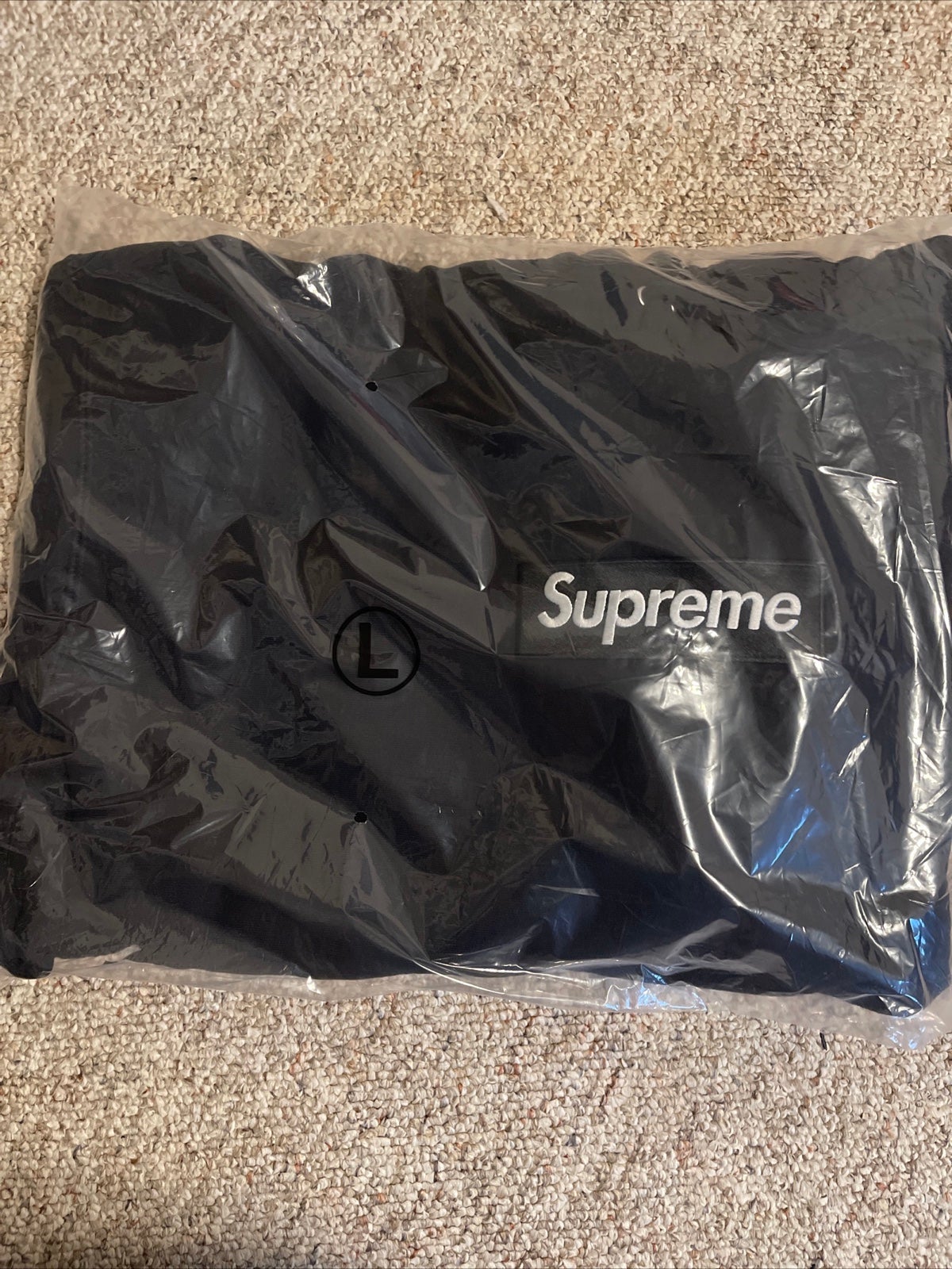 Supreme Box Logo Black Hoodie Hooded Sweatshirt FW23 IN HAND READYTOSHIP- LARGE