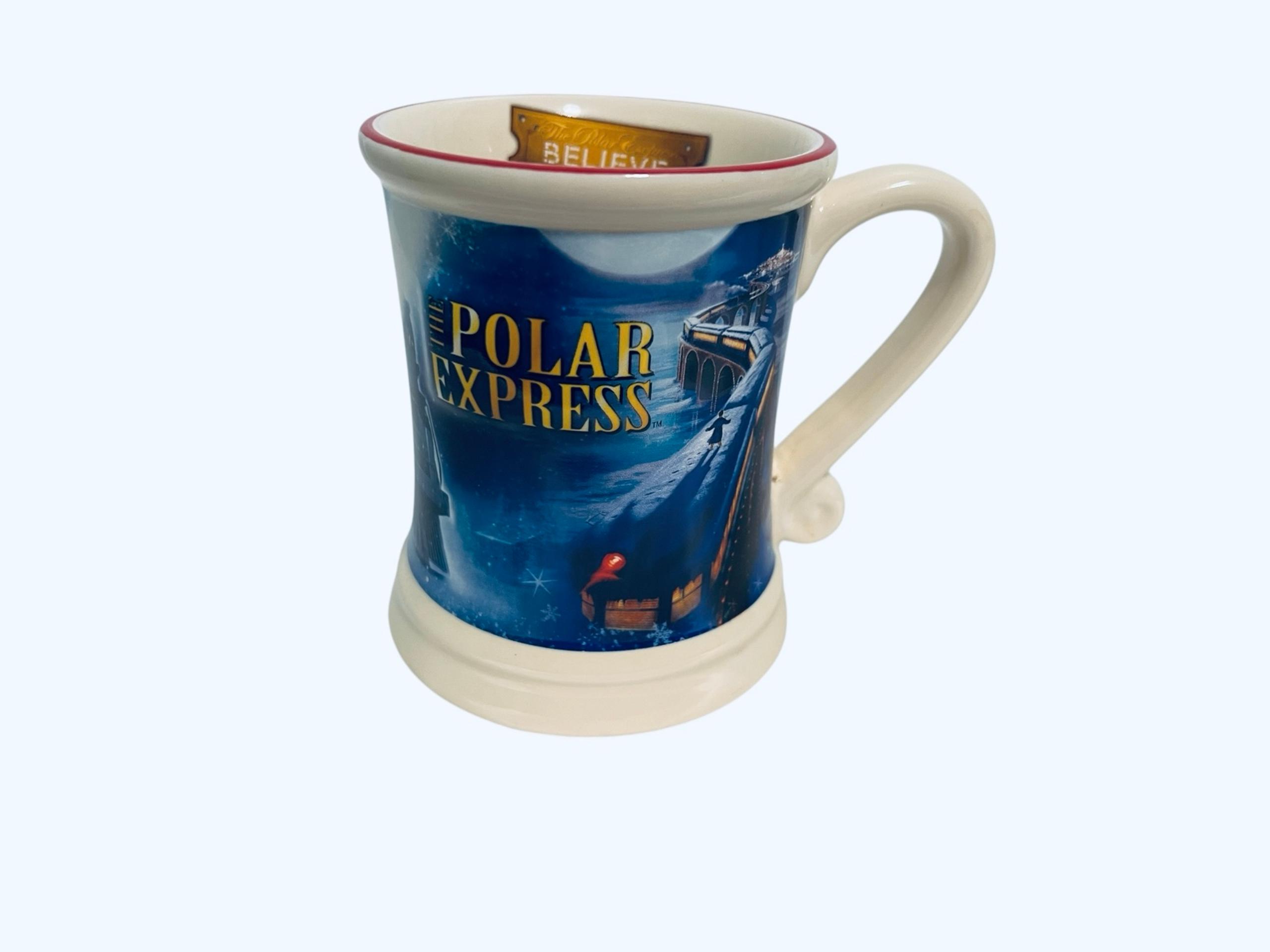 Warner Brothers Christmas The Polar Express 3D Believe Coffee Mug Tea Cups