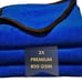 NEW 800 GSM Premium Double-Sided Microfiber Car Cleaning Towel, 18-pack 20”x30”