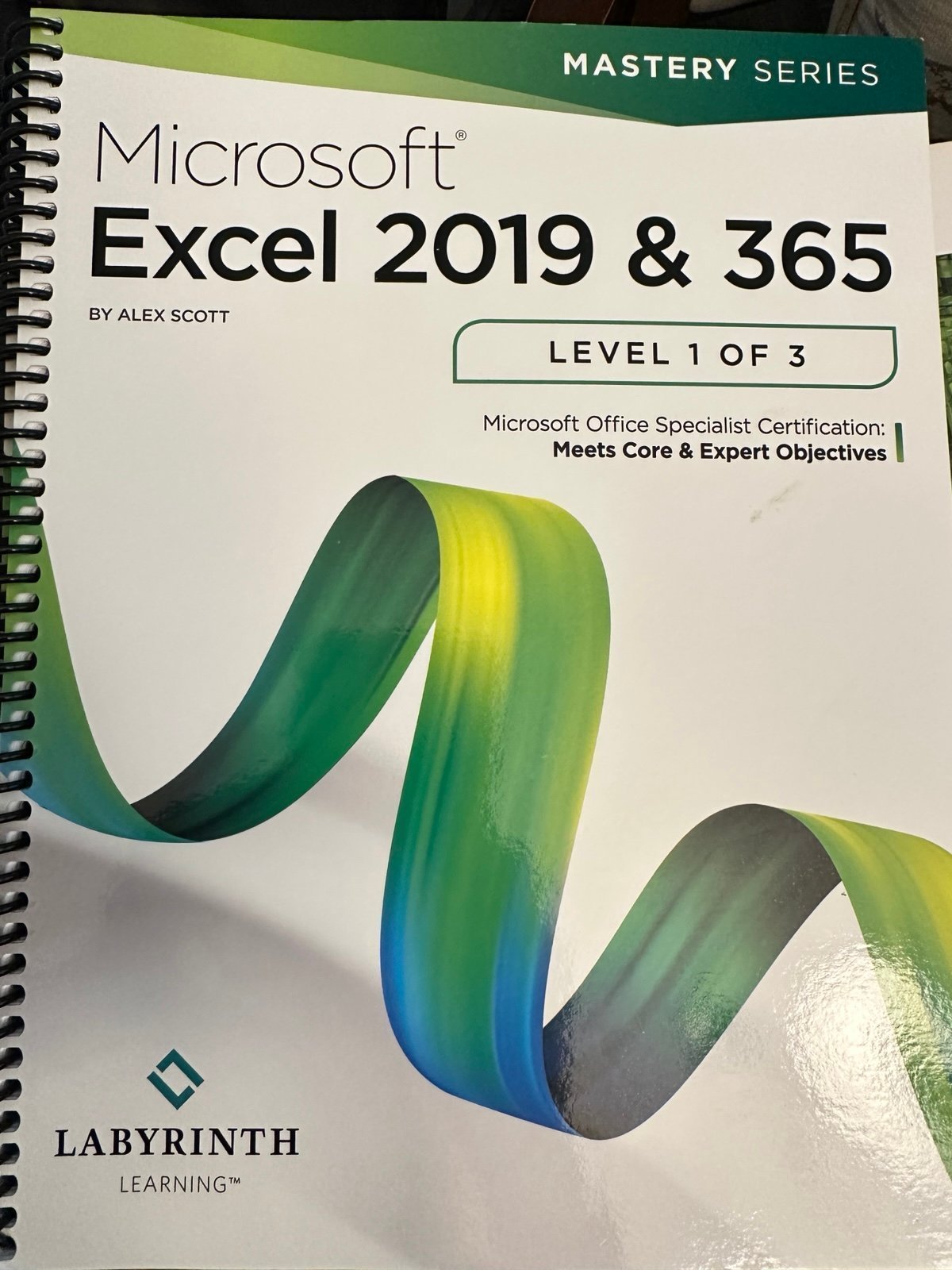 Microsoft Excel 2019 & 365 Level 1 of 3. OBO
