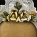 Vintage Porcelain Applied Roses Picture Frame, Holds 9.5x7 Photo, Wedding Frame