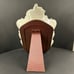 Vintage Porcelain Applied Roses Picture Frame, Holds 9.5x7 Photo, Wedding Frame