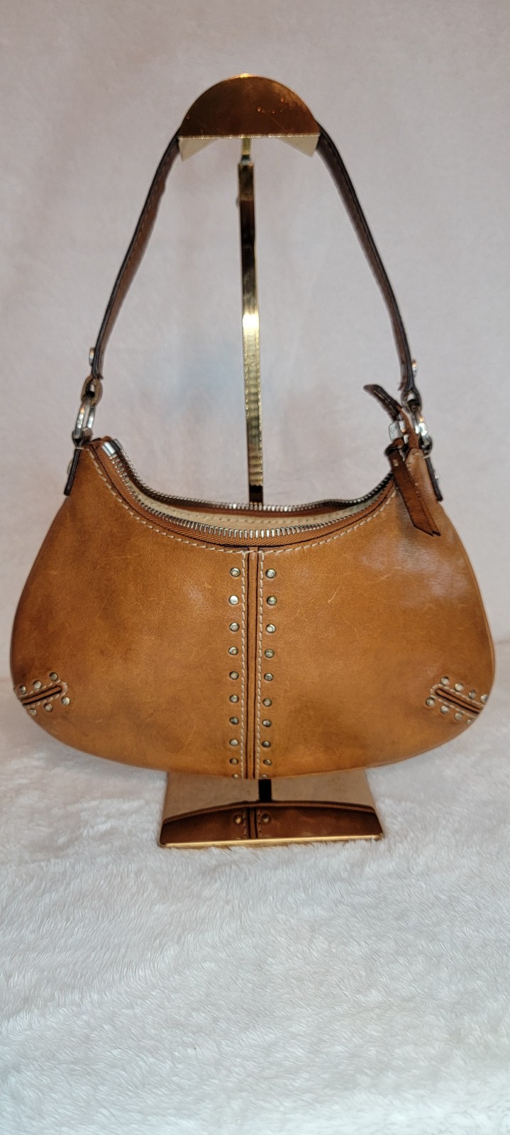 Michael Kors Vintage Mini Leather Shoulder Handbag