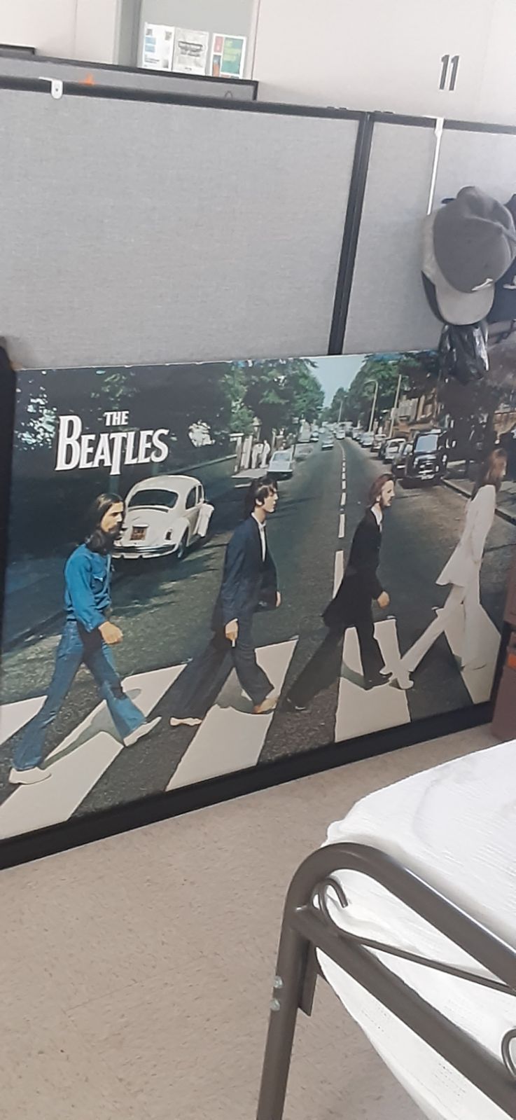 The Beatles picture of the walking acros