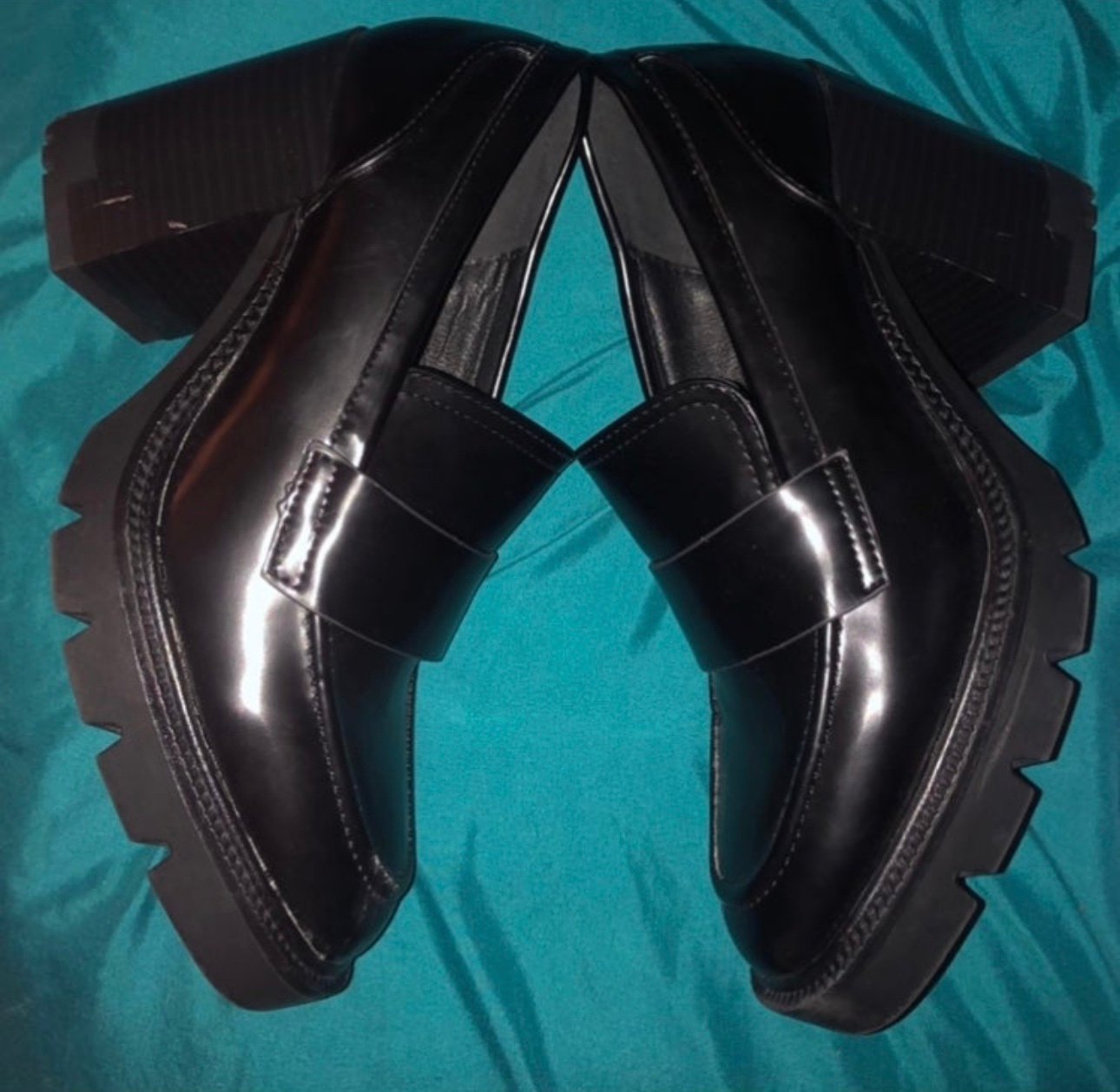 Madden Girl Heeled Loafers women’s size 8.5